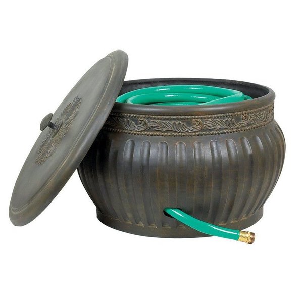 Southern Patio Brown Free Standing Hose Pot FGS-435339